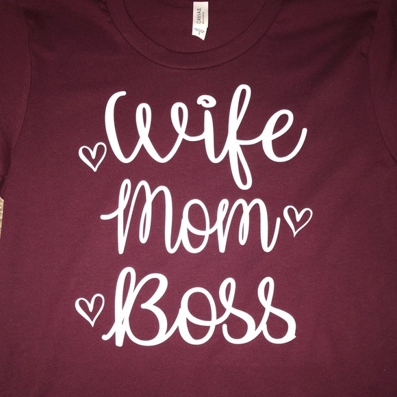 Wife•Mom•Boss Tee.  ONLY M & L left! - Picture 3 of 3